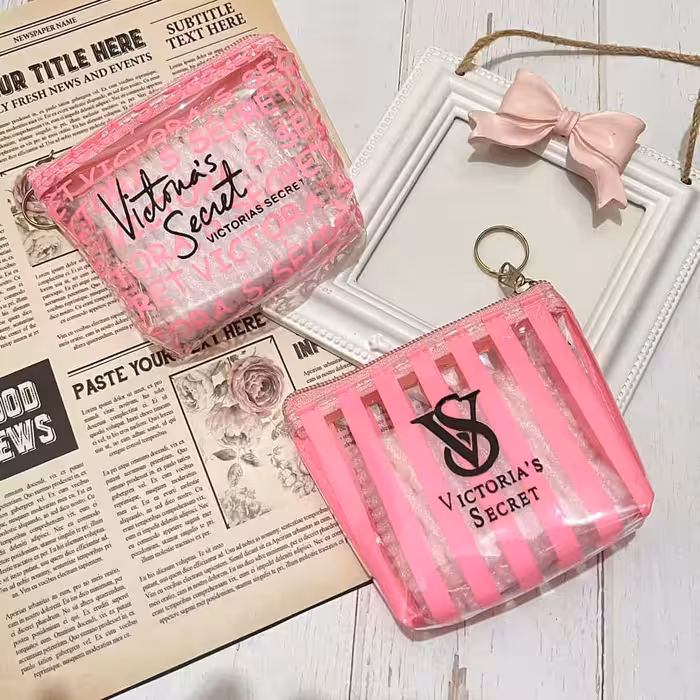 کیف شارژر و خرده ریز طلقی ویکتوریا سکرت