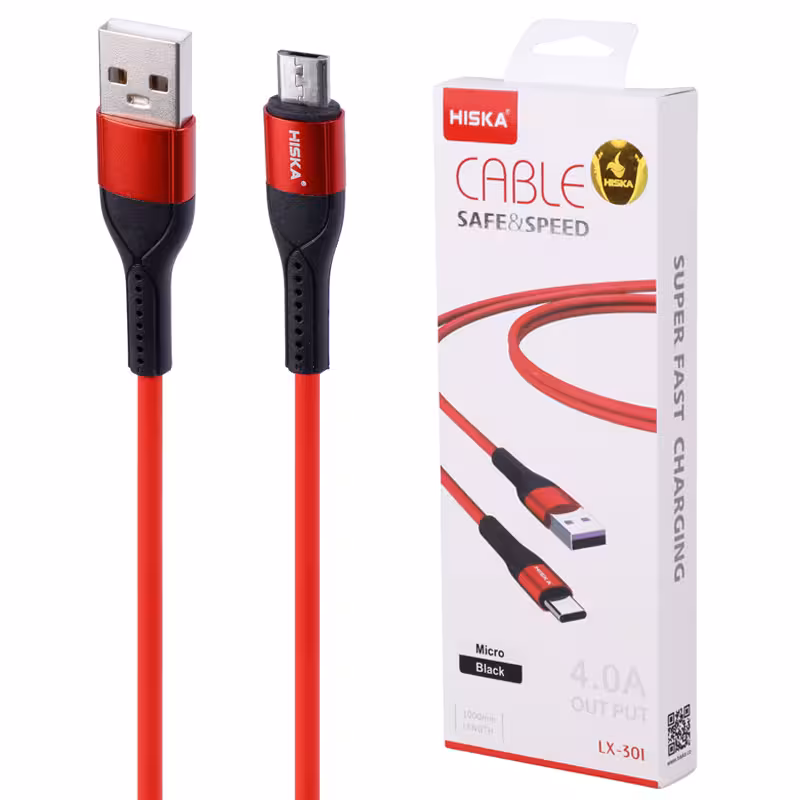 کابل تبدیل USB به میکرو USB هیسکا مدل LX301