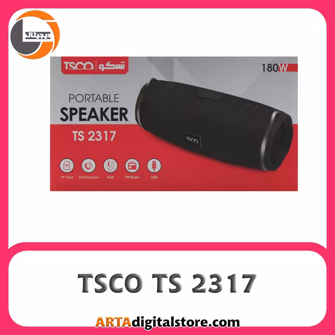 اسپیکر بلوتوثی تسکو TSCO TS 2317 Black