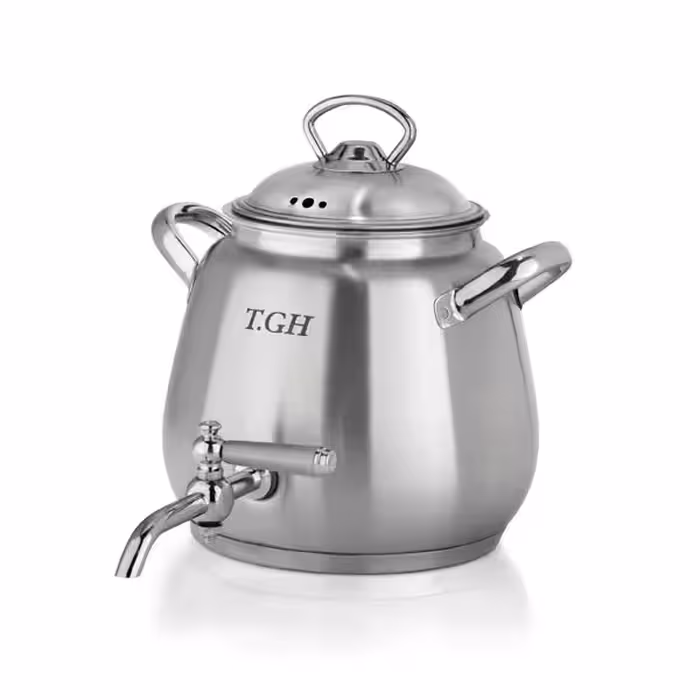 کتری بیستون 3.5 لیتری شیردار کف چدن مدل 4004 تی جی اچ TGH