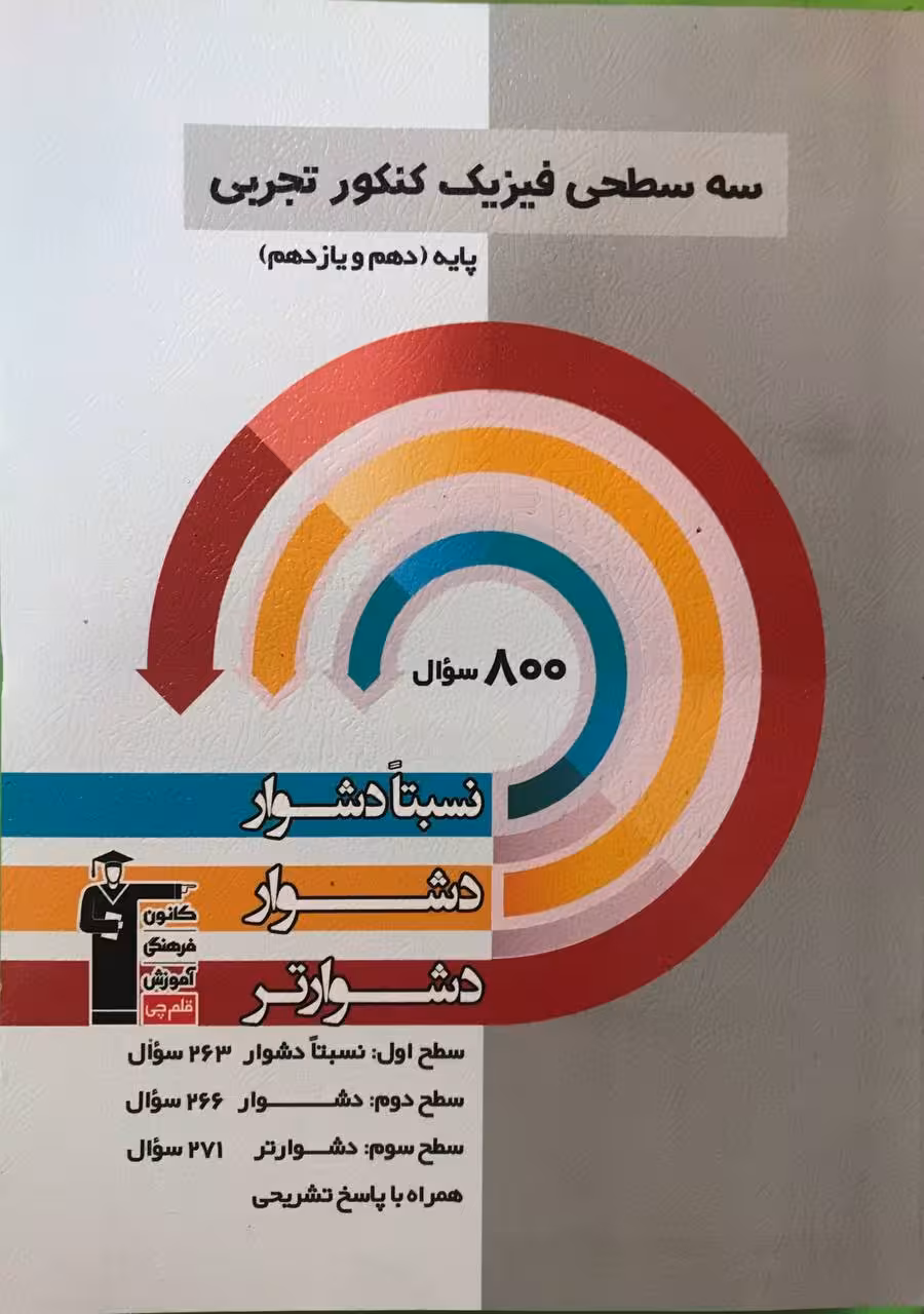 سه سطحی فیزیک پایه کنکور (رشته تجربی) قلم چی