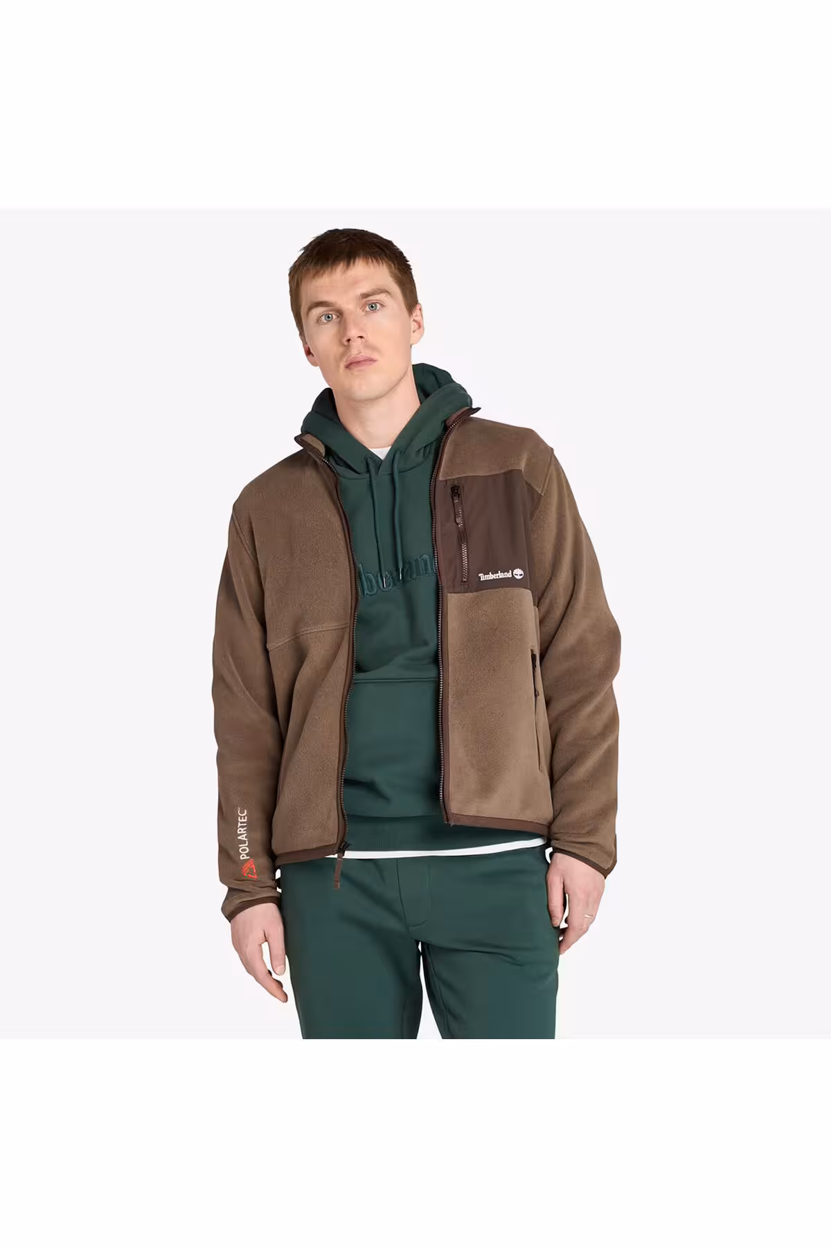 مردانه ژاکت قهوه ای SHERBURNE POLARTEC Timberland