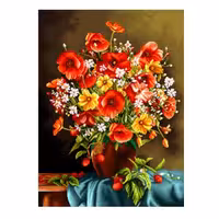 طرح گل وگلدان کد 25240