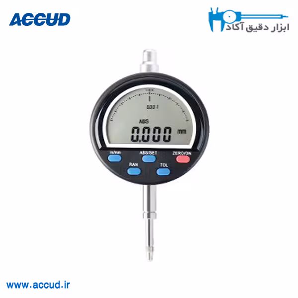 ساعت اندیکاتور صفحه چرخشی دقت 0.001 Accud (آکاد) مدل 216-010-01