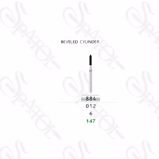 فرز الماسی توربین تراش 6 میل POINTED CYLINDER 884 تیزکاوان TEESKAVAN