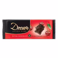 شکلات تابلت دریم بیتر با مغزی فوندانت آلبالو شیرین عسل 100 گرمی