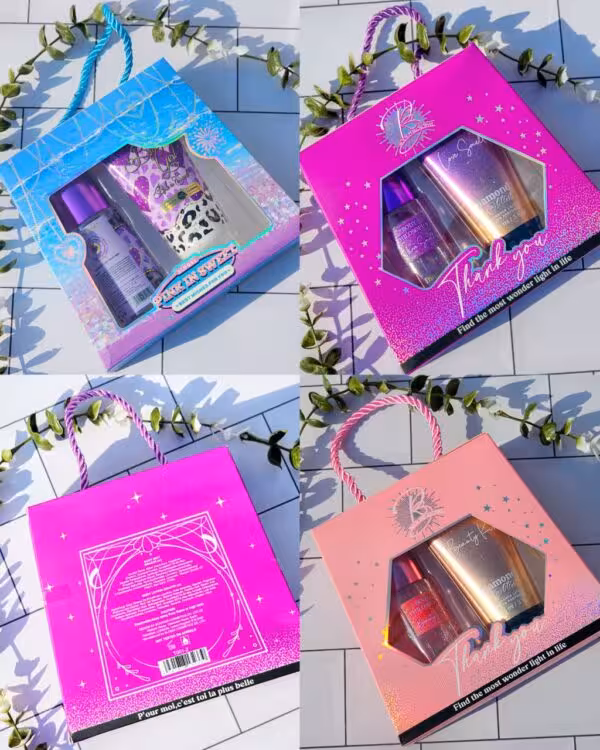 پک کادویی لوسیون و بادی اسپلش شاین Diamond مدل Love Smell 3
