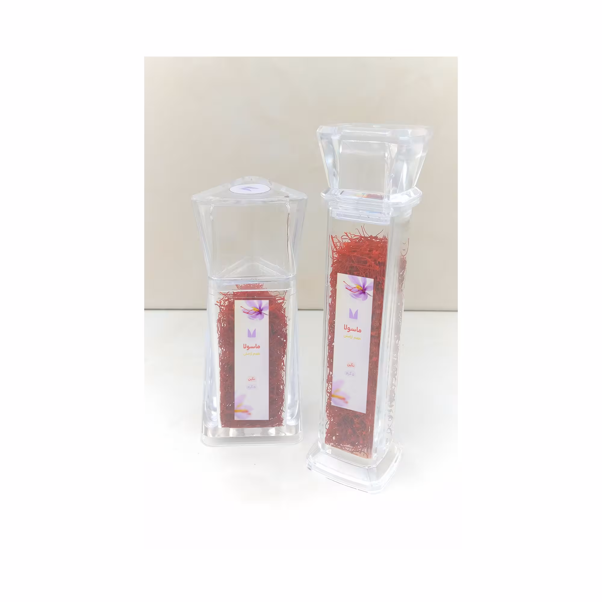 زعفران نگین 5 گرمی - بسته بندی شیشه ای