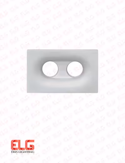 قاب گچی دو شعله مستطیلی مدل MR-717 آقای نور