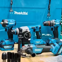 پک 4 قلو شارژی ماکیتا ( دریل،بکس،بتن کن،مینی فرز) مدل 88v