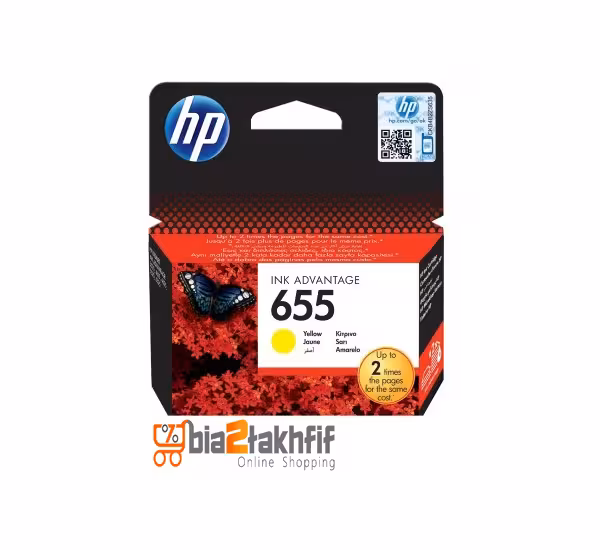 کارتریج جوهرافشان 655 زرد اچ پی