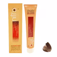 رنگ مو نیترو سری Keratine شماره 10.2 حجم 100 میلی لیتر رنگ بلوند دودی نقره ای