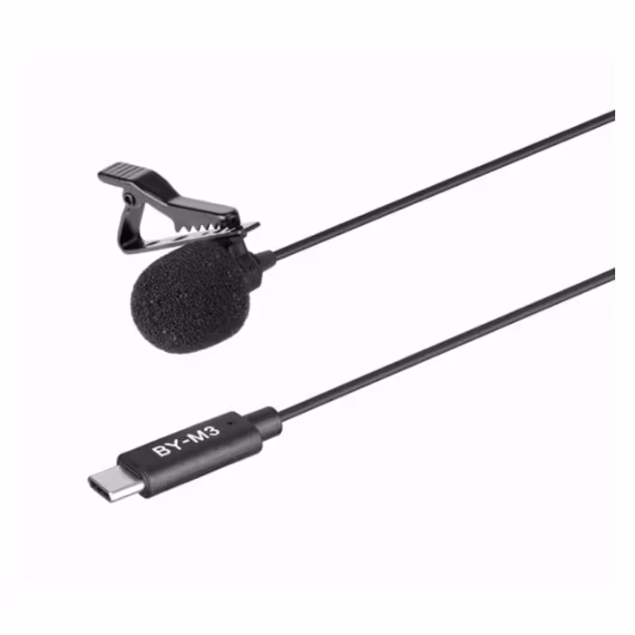 میکروفن یقه ای بویا BOYA BY-M3 lavalier Microphone