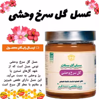 عسل گل سرخ وحشی ارگانیک طعم و عطر بی نظیر(مستقیم اززنبودار)ارسال رایگان 