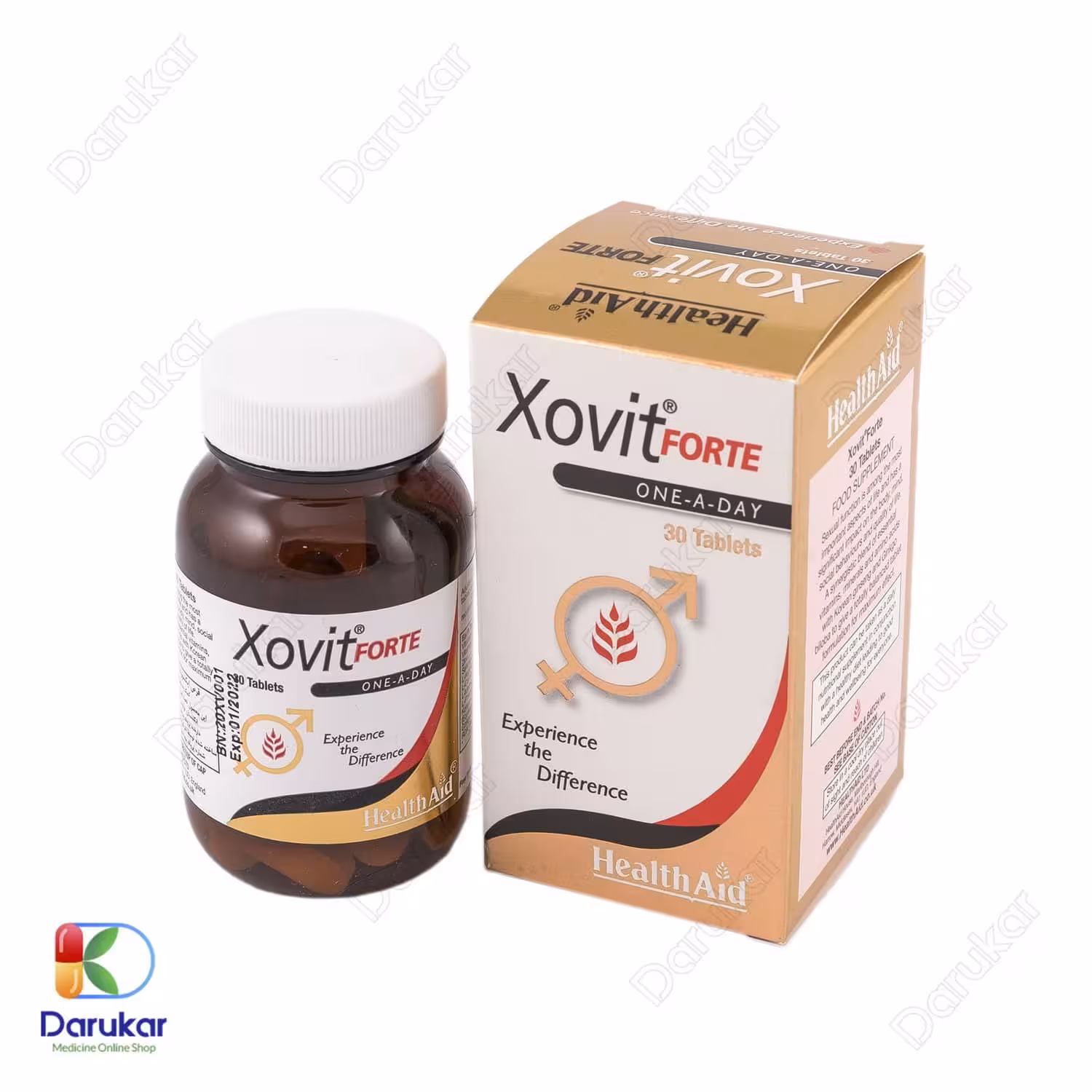 قرص ایکسوویت فورت هلث اید، 30 عدد