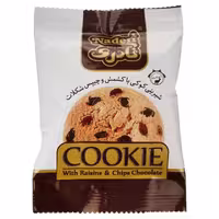 کوکی کشمش و چیپس کاکائویی نادری – 30 گرم