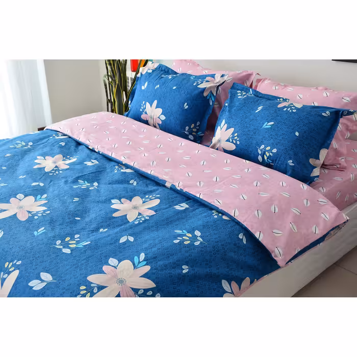 سرویس ملحفه بومرنگ مدل Flora دونفره 6 تکه