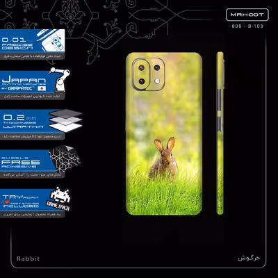 برچسب پوششی ماهوت مدل Rabbit-FullSkin مناسب برای گوشی موبایل شیائومی 11 Lite 5G NE