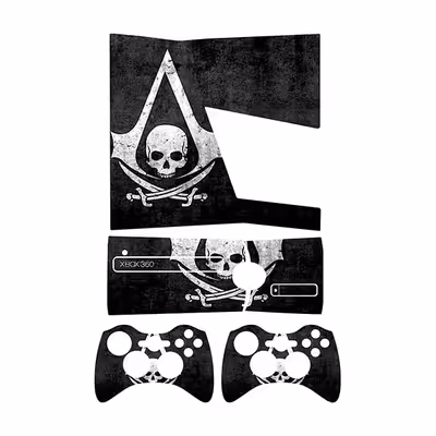 برچسب ایکس باکس 360 اسلیم طرح Assassins Creed کد 6 مجموعه 4 عددی
