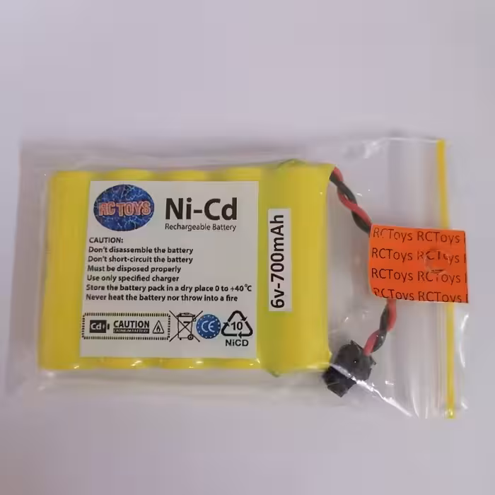  باتری ماشین کنترلی آرسی تویز کد RCT-6v-700-SM به همراه سوکت SM