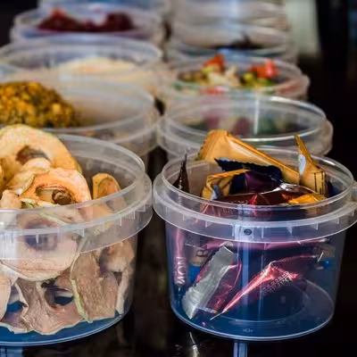 ظرف یکبار مصرف مدل مایکروفری بسته 20 عددی