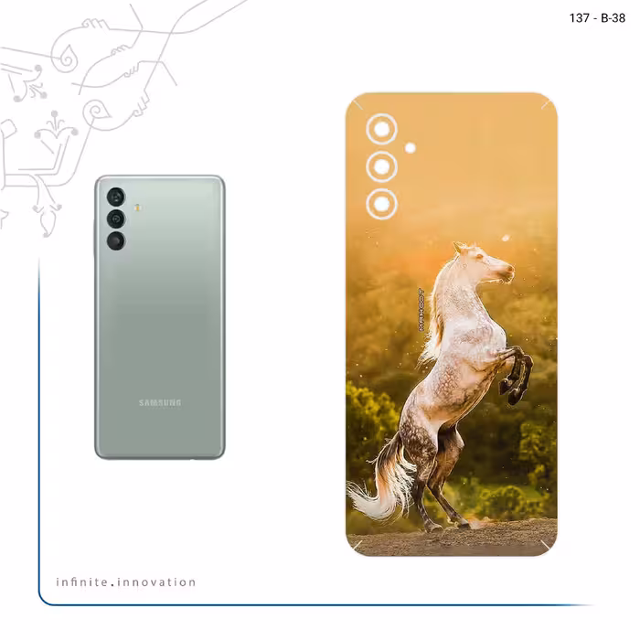 برچسب پوششی ماهوت مدل Horse_2 مناسب برای گوشی موبایل سامسونگ Galaxy M13 (India)