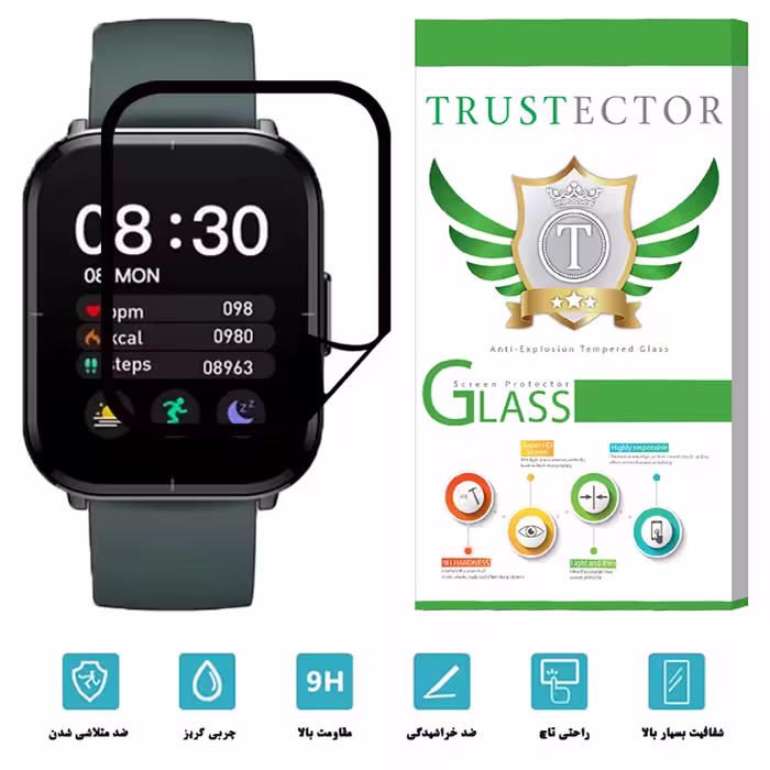 محافظ صفحه نمایش نانو تراستکتور مدل PMTA-Glass مناسب برای ساعت هوشمند شیائومی Mibro Color