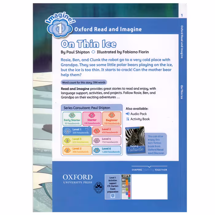 کتابOxford Read and Imagine1 On This Ice  اثر Paul Shipto0n انتشارات الوندپویان