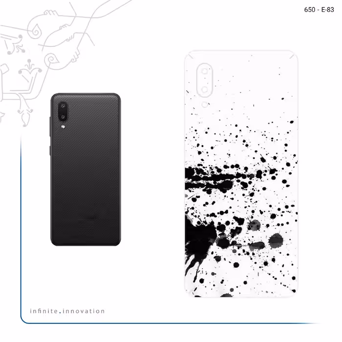 برچسب پوششی ماهوت مدل Abstract Ink Art مناسب برای گوشی موبایل سامسونگ Galaxy A02