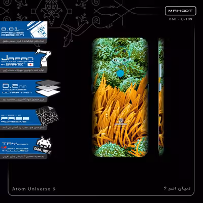 برچسب پوششی ماهوت مدل Atom Universe 6-FullSkin مناسب برای گوشی موبایل نوکیا 3.4