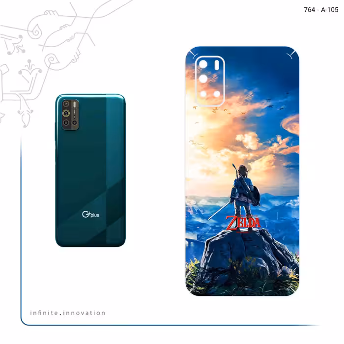 برچسب پوششی ماهوت مدل Legend of Zelda Game Series مناسب برای گوشی موبایل جی پلاس Z10