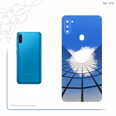 برچسب پوششی ماهوت مدل Glass skyscraper مناسب برای گوشی موبایل سامسونگ Galaxy M11
