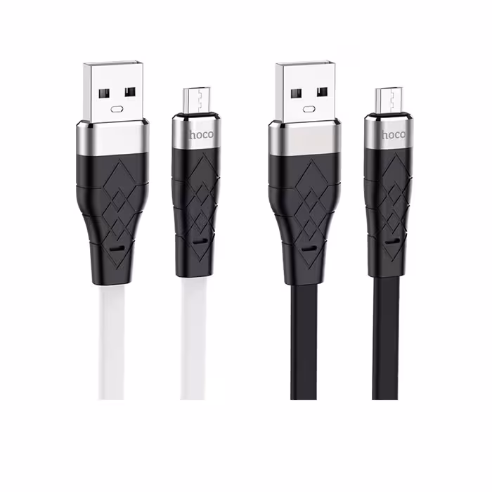 کابل تبدیل USB به MICROUSB هوکو مدل X53 Silicon طول 1 متر