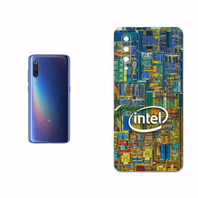 برچسب پوششی ماهوت مدل Intel Brand مناسب برای گوشی موبایل شیائومی Mi 9