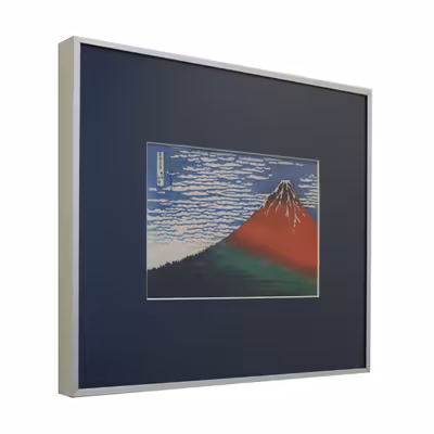 تابلو مدل نقاشی چشم‌انداز کوه فوجی هوکوسای