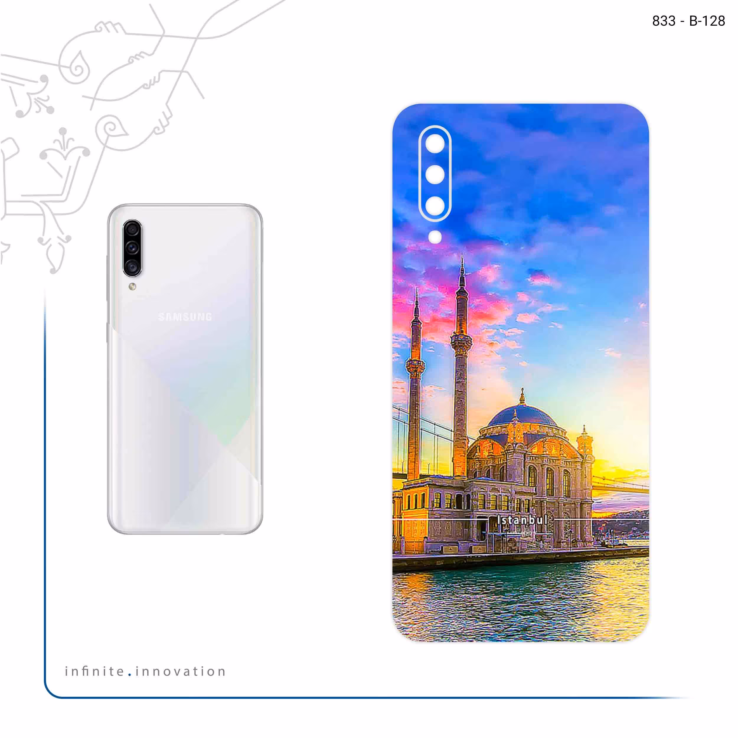 برچسب پوششی ماهوت مدل City of Istanbul مناسب برای گوشی موبایل سامسونگ Galaxy A30s