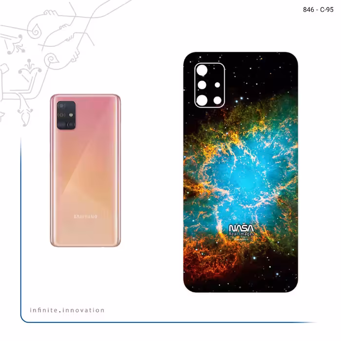 برچسب پوششی ماهوت مدل Universe b NASA 9 مناسب برای گوشی موبایل سامسونگ Galaxy A51