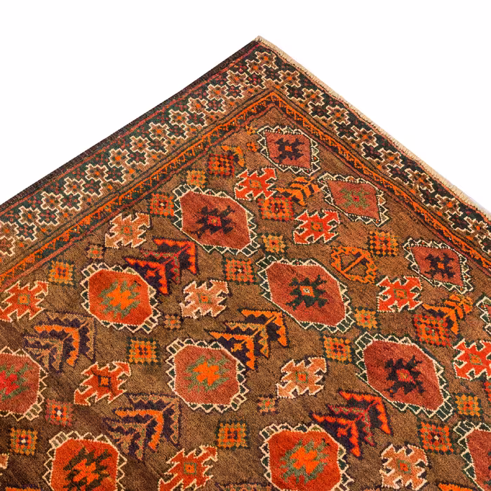 فرش دستبافت دو و نیم متری مدل نقشه بلوچ  کد 23.1259