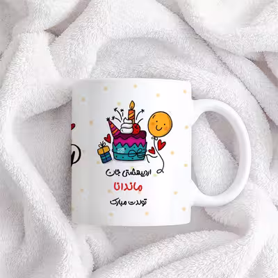 ماگ حس آمیزی طرح اردیبهشتی جان مدل ماندانا 