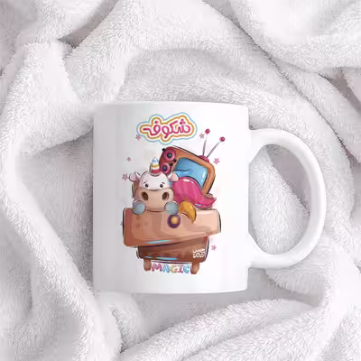 ماگ حس آمیزی طرح Magic Unicorn مدل شکوفه