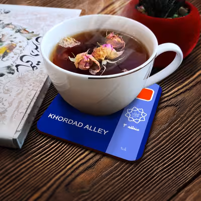 زیر لیوانی لوکسینو مدل ماه تولد طرح خرداد