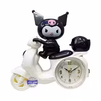 ساعت زنگدار کرومی طرح موتور