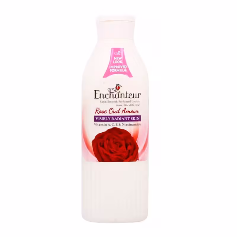 لوسیون بدن عطری Enchanteur انشانتر مدل Red Oud Amour حجم 250ml