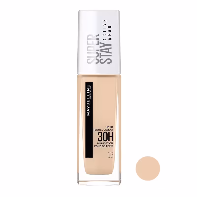 میبلین-کرم پودر مدل Super Stay شماره 03حجم 30 میلی لیتر