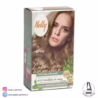 کیت رنگ مو بدون آمونیاک نلی NELLY مدل ammonia free شماره 8/00 بلوند روشن