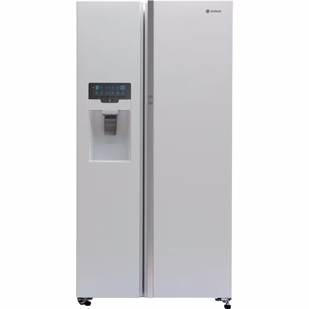 یخچال و فریزر ساید بای ساید 32 فوت اسنوا مدل ARS3Di-M200W سفید متالیک