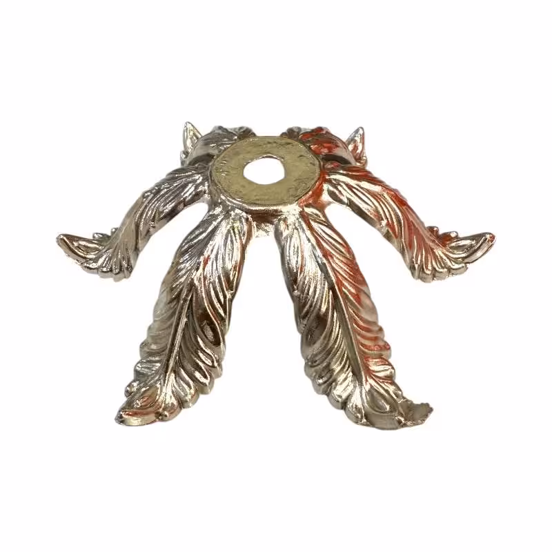 پایه اختاپوس نقره ای قطر 12 ارتفاع 5 سانت