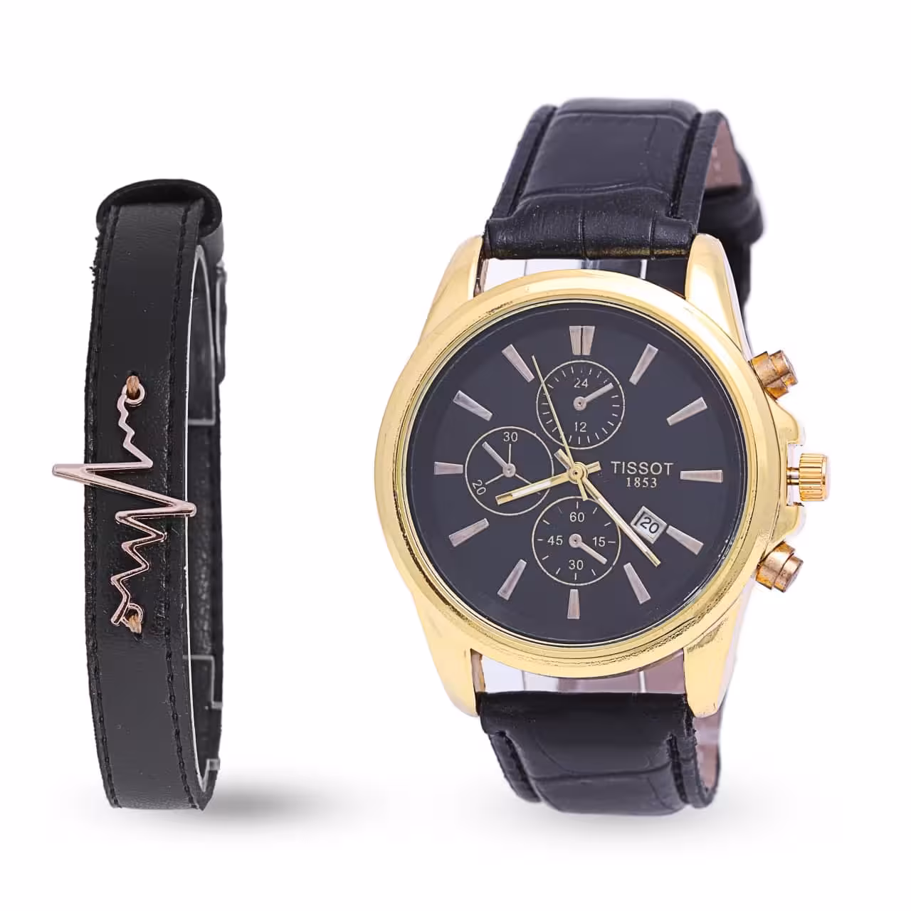 ست ساعت مچی و دستبند تیسوت Tissotمدل 756