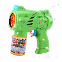 خرید تفنگ حباب ساز 69 Holes Bubble Machine with Light
