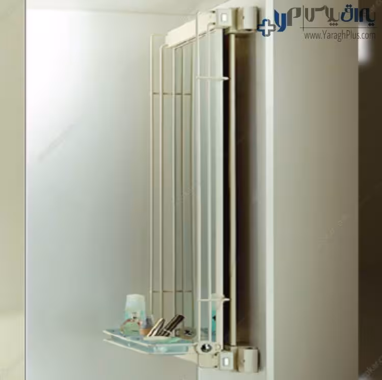 آینه چرخان داخل کمد لباس رنگ سفید فانتونی